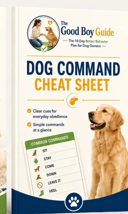 Dog Command Cheat Sheet cover